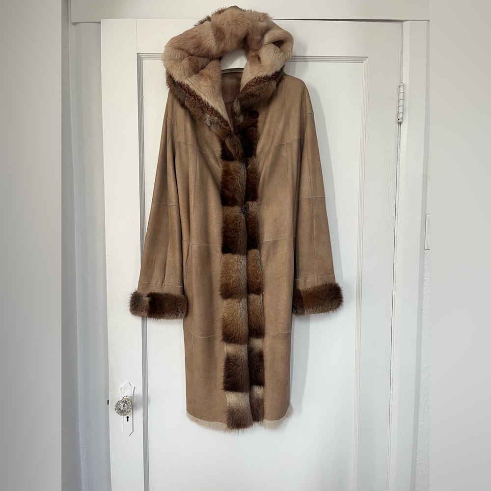 Vintage Reversible Fur Coat